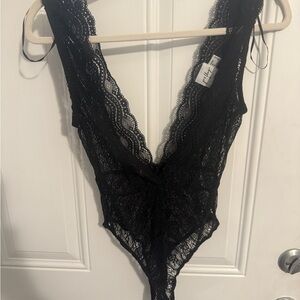 Princess Polly Black Lace Chemise